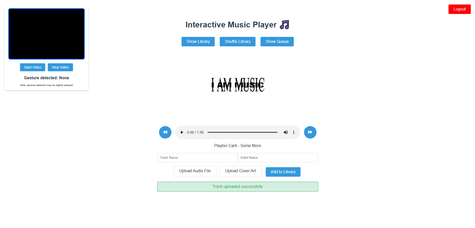 Interactive Music Player thumbnail